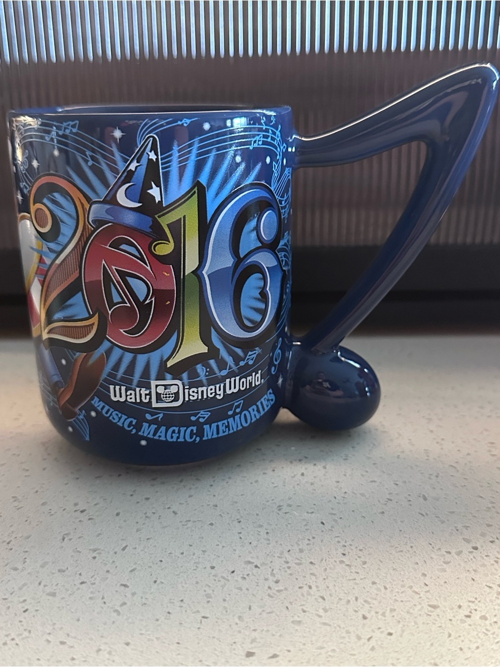 Disney Parks Blue 2016 Music Magic Memories Mug - Picture 2 of 8